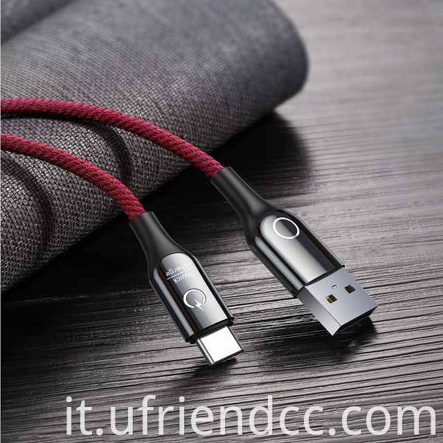 Hot Sell USB Un maschio per tipo C Cavo di ricarica rapida maschio